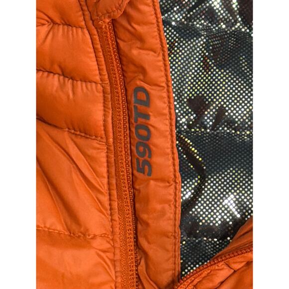 Columbia Puffer Vest Men’s Orange 590TD Omni Heat TurboDown Vest Size XL - Picture 7 of 8